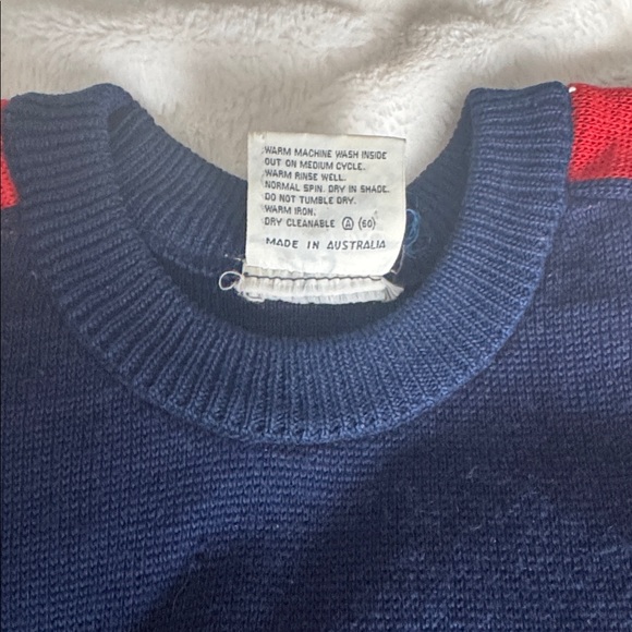 Beastie Boys MCA Adam Yauch VTG Australian Wool Sweater Hysport Kangaroo Ski - Picture 9 of 9